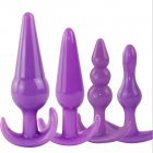 Silicone Anal Plug Anal Beads String Beads Entry Level Female Masturbation Equipment Sex Toys Adult Products purple
