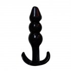 Silicone Anal Plug Anal Beads String Beads Entry Level Female Masturbation Equipment Sex Toys Adult Products black
