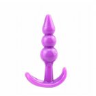 Silicone Anal Plug Trainer Waterproof Silicone Butt Plugs Soft Silicone Plugs Toys Beginners Starter For Women Men B Purple