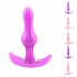 Silicone Anal Plug Trainer Waterproof Silicone Butt Plugs Soft Silicone Plugs Toys Beginners Starter For Women Men B Purple