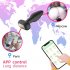 Silicone Anal Plug Vibrator 9 Vibration Modes App Butt Plug Prostate Massager App  version Green