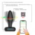 Silicone Anal Plug Vibrator 9 Vibration Modes App Butt Plug Prostate Massager App  version Green