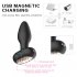 Silicone Anal Plug Vibrator 9 Vibration Modes App Butt Plug Prostate Massager App  version Green
