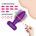 Silicone Anal Plug Vibrator 9 Vibration Modes App Butt Plug Prostate Massager
