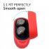Silicone Anti fall Earphone Case Protective Cover Shell for Jabra Elite 75t red