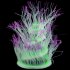Silicone Artificial Sea Anemone Aquarium Coral Plant Decoration Fish Bowl Ornament 50CM purple