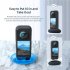 Silicone Base Camera Charging Non slip Holder Compatible For Insta360 X3 Desktop Protective Accessories black