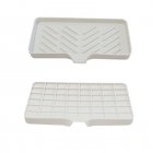 Silicone Bathroom Soap Dish Perforation-free Soap Box Drain Tray Multifunctional Tray