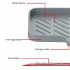Silicone Bathroom Soap Dish Perforation free Soap Box Drain Tray Multifunctional Tray For Kitchen Sink Soap Dishes Drain Tray Counter Or Shower Room Holds Scrub