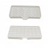 Silicone Bathroom Soap Dish Perforation free Soap Box Drain Tray Multifunctional Tray For Kitchen Sink Soap Dishes Drain Tray Counter Or Shower Room Holds Scrub