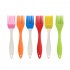 Silicone  Brush With Plastic Handle Kitchen Barbecue Grill Oil Brush Cooking Accessories Random Color
