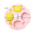 Silicone Cake Molds Cartoon Ice Cream Mold Food Container With Cover For Diy Cake/ice Cream/pudding/chocolate 42709