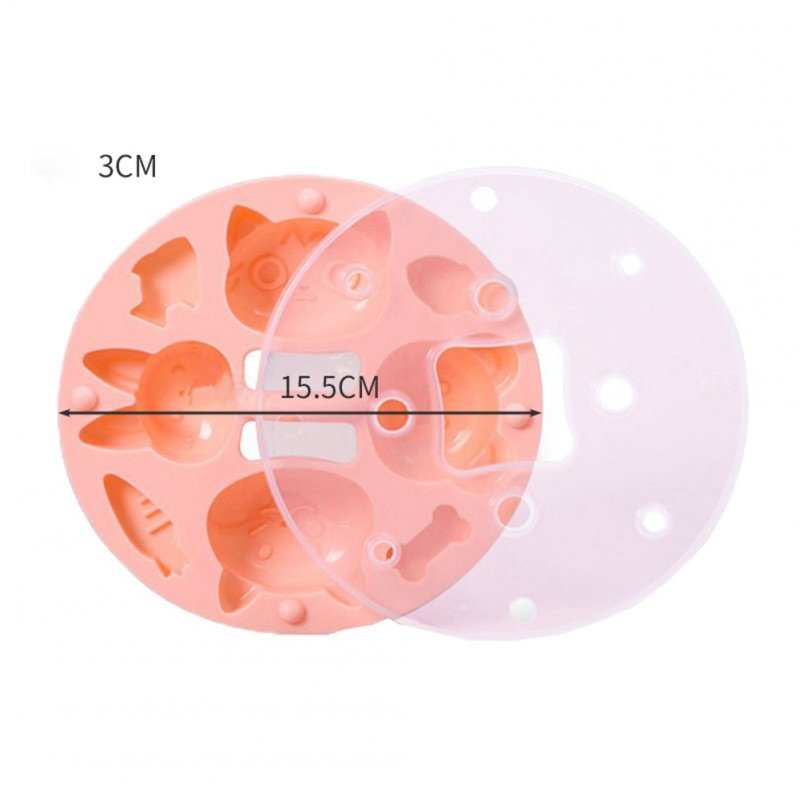 Silicone Cake Molds Cartoon Ice Cream Mold Food Container With Cover For Diy Cake/ice Cream/pudding/chocolate 42007