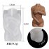 Silicone Candle  Mold Artificial Human Body Shape Mould For Paraffin Wax Shy girl