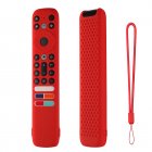 Silicone Case Compatible For TCL RC902V FMR4 FAR2 FMR1 Tv Voice Remote Control Cover Protector With Lanyard red