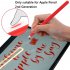 Silicone Case Compatible For Ipencil 2nd Generation Anti lost Anti scratch Protective Cover Sleeve Pencil Cap black