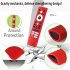 Silicone Case Compatible For Hisense ERF3V90H 100L5G DLT100B Tv Remote Dust proof Cover Sleeve With Lanyard red