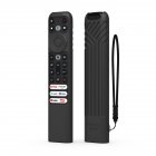 Silicone Case Cover Compatible For Tcl Rc902v Fmr1 Far2 Fmr4 Tv Remote Case Universal Protective Cover black