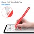 Silicone Case For Apple Pencil 2 Cradle Stand Holder For iPad Pro Stylus Pen Protective Cover red