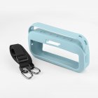 Silicone Case Portable Audio Cover With Shoulder Strap Compatible For Bose Soundlink Flex Bluetooth Speaker blue