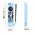 Silicone Case Protective Cover Compatible For Amazon Fire Tv Omni Serise fire Tv 4 Series Tv Remote Compatible For Frie Tv Alexa Voice Remote black