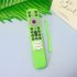 Silicone Case Remote Control Storage Dustproof Cover With Protective Belt Lanyard Compatible For TCL RC902V blue