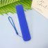 Silicone Case Remote Control Storage Dustproof Cover With Protective Belt Lanyard Compatible For TCL RC902V blue