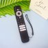 Silicone Case Remote Control Storage Dustproof Cover With Protective Belt Lanyard Compatible For TCL RC902V blue