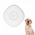 Silicone Case Soft Flexible Scratch Resistant Shock Resistant Skin Cover Secure Holder Accessories Compatible For SmartTag Tracker White
