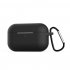 Silicone Case for AirPods Pro Travel Earphone Storage Bag Smooth Surface Dustproof Overall Protection Headset Cover navy blue