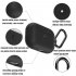 Silicone Case for AirPods Pro Wireless Bluetooth Headphones Storage Protective Cover with Hook for Outdoor Travel white