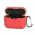 Silicone Case for SONY WF 1000XM3 Bluetooth Earphone Charging Box Cover Soft Shell with Anti lost Hook gray for SONY WF 1000XM3