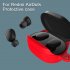 Silicone Case for Xiaomi Airdots Youth TWS Bluetooth Earbuds Shockproof Sleeve Cover Storage and Protective Shell red