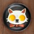 Silicone Cat Shape Mold for DIY Baking Frying Eggs Tools Breakfast Omelette Mold Kitchen Tool As shown