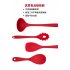 Silicone Cooking Tools Kitchen Utensils Heat resistant Nonstick Spatula Shovel Soup Spoon Food clip