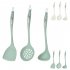 Silicone Cooking Utensil Set 3 piece Food Grade Silicone Heat Resistant Kitchen Utensils Set For Home Kitchen White