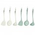Silicone Cooking Utensil Set 3 piece Food Grade Silicone Heat Resistant Kitchen Utensils Set For Home Kitchen Nordic green