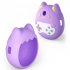 Silicone Cover Case Compatible For Tamagotchi Pix Game Console Cartoon Pattern Protective Skin Sleeve Shell Purple