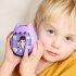 Silicone Cover Case Compatible For Tamagotchi Pix Game Console Cartoon Pattern Protective Skin Sleeve Shell Purple