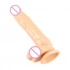 Silicone Dildos Penis Waterproof Soft Flexible Female Simulation Masturbator Erotic Sex Toys Adult Supplies flesh color