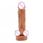 Silicone Dildos Penis Female Simulation Fake Penis Masturbation Device Erotic Sex Toys Adult Sex Toys brown
