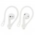 Silicone Ear Hook With Holder Strap Ergonomics Sports Anti lost Ear Hook For Airpods white