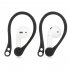 Silicone Ear Hook With Holder Strap Ergonomics Sports Anti lost Ear Hook For Airpods gray