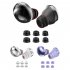 Silicone Earbuds Anti slip Anti lost Comfortable Ear Caps Compatible For Samsung Galaxy Buds Pro Pair of black SML