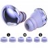 Silicone Earbuds Anti slip Anti lost Comfortable Ear Caps Compatible For Samsung Galaxy Buds Pro Pair of black SML