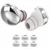 Silicone Earbuds Anti slip Anti lost Comfortable Ear Caps Compatible For Samsung Galaxy Buds Pro Pair of black SML
