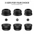 Silicone Earbuds Anti slip Anti lost Comfortable Ear Caps Compatible For Samsung Galaxy Buds Pro Pair of black SML