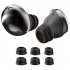 Silicone Earbuds Anti slip Anti lost Comfortable Ear Caps Compatible For Samsung Galaxy Buds Pro Pair of black SML