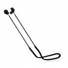 Silicone Earphone Anti-lost Rope Headphone Holder Sweat-proof Neck Strap Compatible For Linkbuds S (WFLS900N/B) black