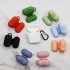 Silicone Earphone Case For Airpods 1 2 Generation Universal Hook Type Anti drop Earphone Case Cover Black